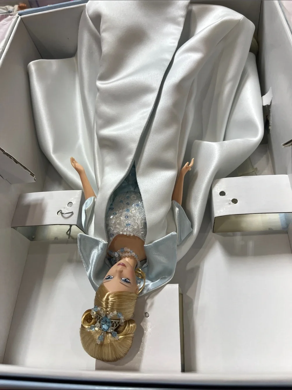 Mattel 1998 Crystal Jubilee Barbie Doll (#21923) Loose in box with stand
